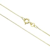 Lieferumfang: Etui Echtgold 8 kt 333 Gold Goldkette Veneziakette Halskette Kette Collier Schmuck verschiedene Breiten und Längen (42, Veneziakette)