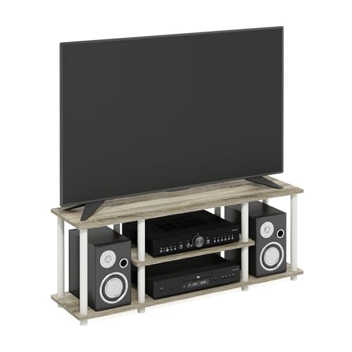undefined フリノ(Furinno) テレビ台 オーク 工具不要 3段 エンターテイメント テレビスタンド 50インチテレビまで対応 丸パイプ ターンNチューブ 【日本正規輸入品】 の商品画像 5