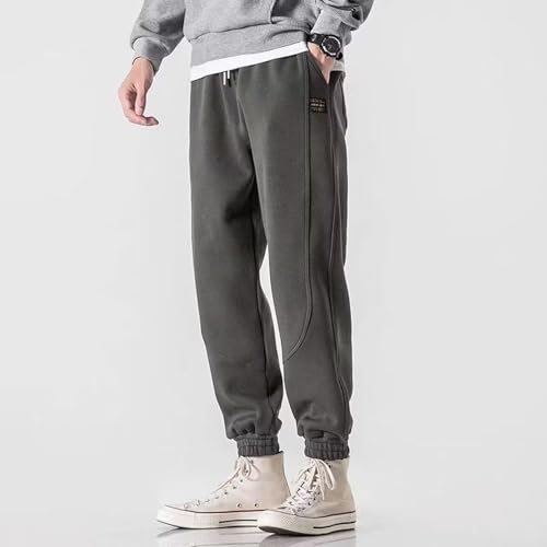 Men's Sporty 2 Pack Bottom Closed Joggers Comfy Jogger Casual Elastic Band Jogging Casual Pants2