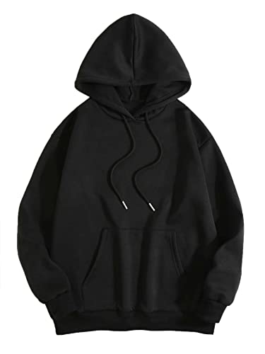 Image of TOPLOT Women's Wool Blend Solid Hoodie with Hooded Neck & Full Sleeve (Hoodie-5047)