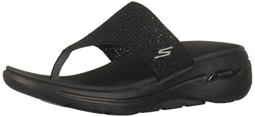 Image of Skechers Women Go Walk Arch Fit Wee Slippers
