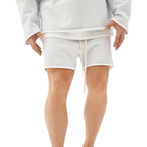 Shorts deportivos casuales para hombre de cintura elástica miniatura 1