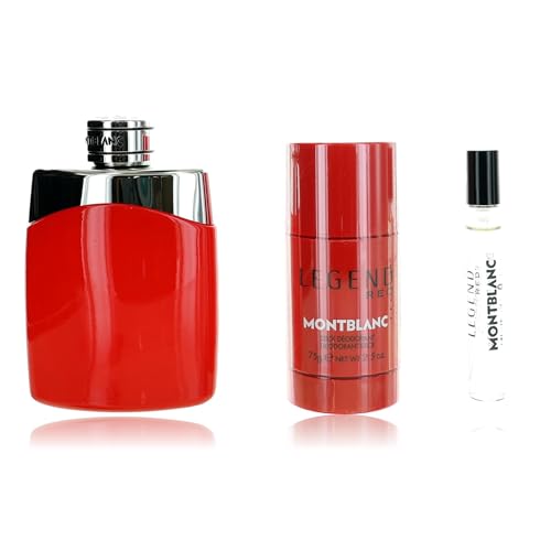MONTBLANC Legend Red 3 Piece Eau de Parfum Gift Set (Eau de Parfu...