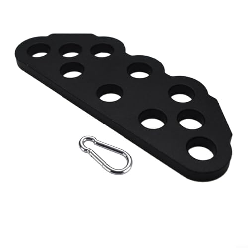 Advokingtap Barra de acero multiagarre para máquina de cable con gancho para equipo de gimnasio individual, doble o multipolea, 15,3 x 5,6 cm, para fuerza de gimnasio en casa