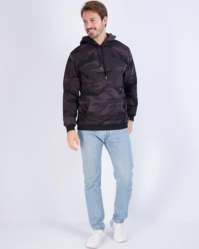 Real Essentials 3 Pack: Men's Fleece Pullover Hoodie - Long Sleeve Hooded Sweatshirt Pockets (Available in Big & Tall)4