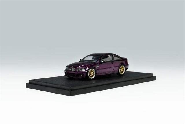 ТоуAE - PreOrder Stance Hunters x Street 1:64 E46 M3 Diecast Model Car (Purple with BBSs hub)