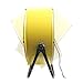 Maxx Air | Industrial Grade Air Circulator for Garage, Shop, Patio, Barn Use | 24-Inch High Velocity Drum Fan, Two-Speed, Yellow (Yellow)