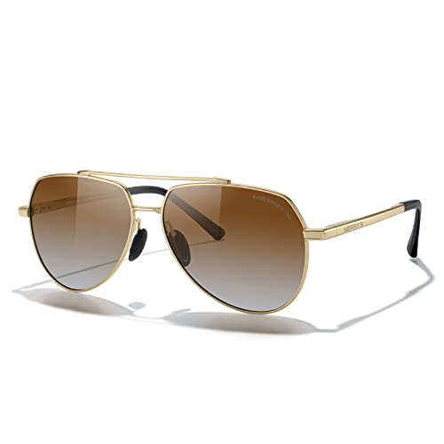 MERRY'S Men Classic Pilot Sunglasses for Men Women - Polarized Driving Sun glasses Mirrored Lens UV 400 Protection 58 MM2