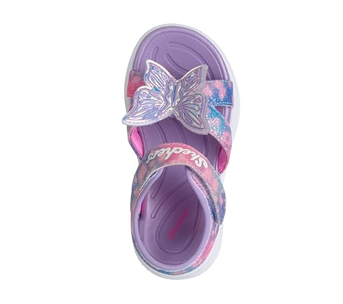 Image of Skechers Girl Jumpsters Sandal Butterfly Brites Plate