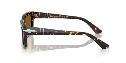 Image of Persol mens Po3363s Rectangular Sunglasses