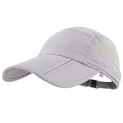 Image of Connectyle Men's Foldable Baseball Sun Cap with Removable Face Mask Neck Flap Cover UPF 50+ Sun Protection Fishing Hiking Hat