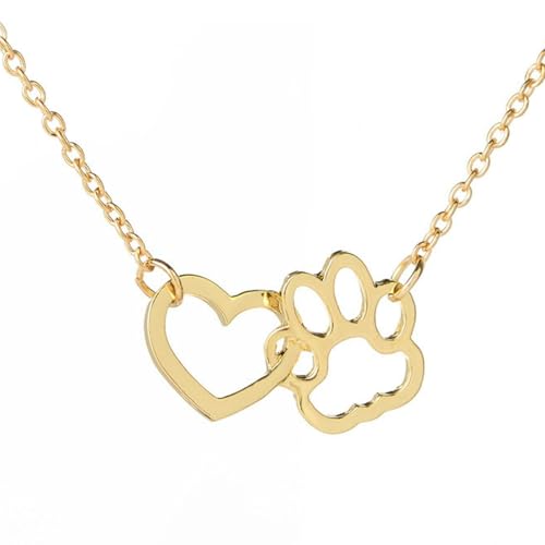 Collier Feng Shui patte de coeur cadeau amoureux animaux