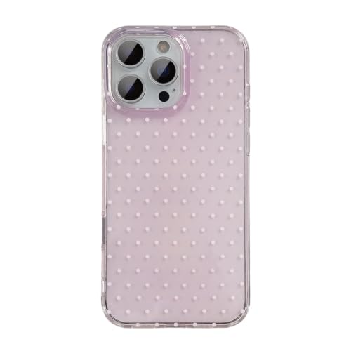 Coque iPhone 16 Pro Max à pois pour le style quotidien des femmes