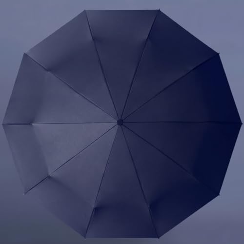 Image of STAR WORK Small Wooden Handle Compact UV Protection Umbrella, Automatic Open Hook Handle Stick Golf Umbrellas for Rain, Sun & Wind Protection.