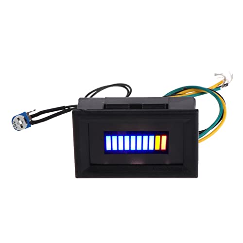 Vdaxvme Medidores de aceite LED ajustables de 12 V para indicador de accionamiento automotriz compatible