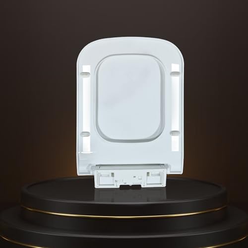 Image of WASSMIST Toilet Seat Cover Set(Soft Close) - Durable Commode Seat Cover for Western Toilets | Fits Most Standard Toilet Seats (Easy to Clean)