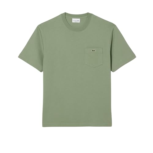 Image of Lacoste Men's Cotton T-shirt with Breast Pocket