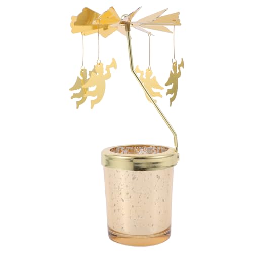 Weihnachten Gold Kerzenhalter Glas Teelichthalter: Metall Teelicht...
