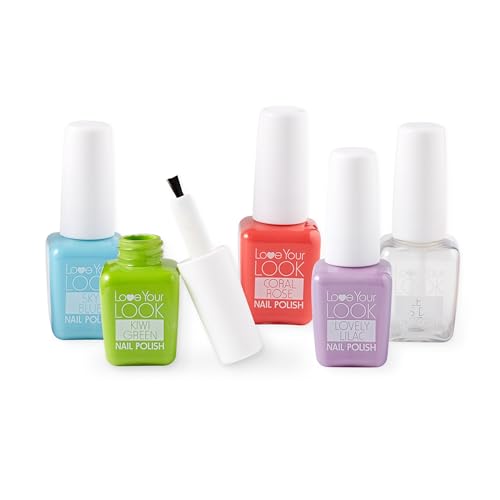 Image of Melissa & Doug Love Your Look Pretend Nail Care Play Set - 20 Pieces for Mess-Free Play Mani-Pedis (Does NOT Contain Real Cosmetics), Pink