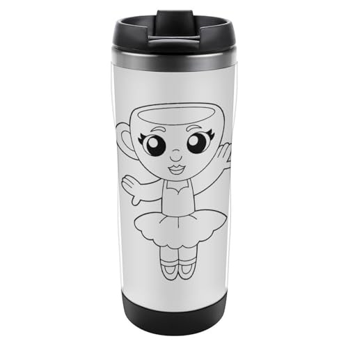 イタリアンブレインロット バレリーナカプチーナ 水筒 子供用 グッズ マグボトル 380ml 直飲み 魔法瓶 男の子 女の子 ステンレス 保温保冷 おしゃれ アニメ 学生用 アウトドア スポーツ 通園 通学 プレゼント