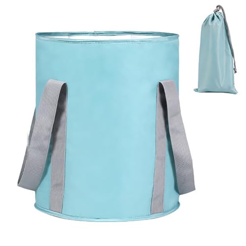 Tina plegable para spa de pies 30x30x38 cm color azul miniatura 1