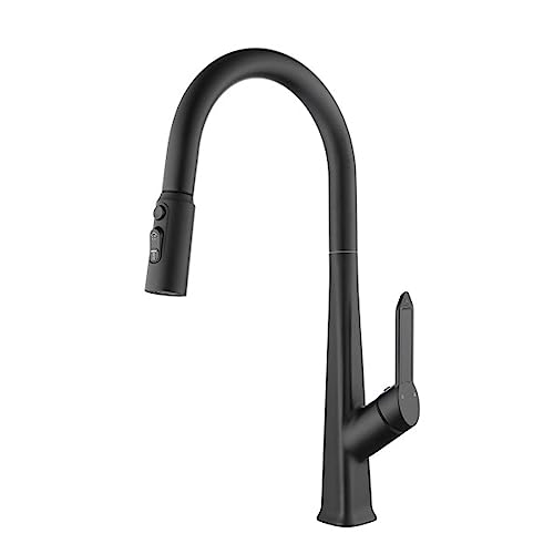 Grifo giratorio 360 de cocina con monomando y pulverizador para fregadero