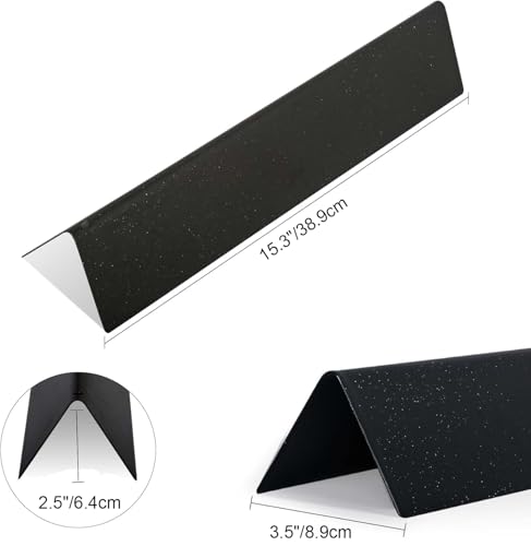 GLARETEX 7635 Porzellanemaille Flavorizer Bars für Weber Spirit I & II 200 Series, Spirit E210 S210 E220 S220 (mit vorderen Brennerknöpfen), 38,9CM