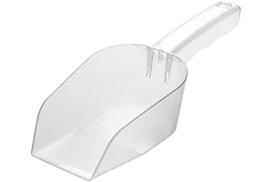Clear Polycarbonate 12-Ounce Ice Scooper for Ice Maker