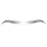 Dónde aplicar: con estas cejas auténticas con forma de cabello, no necesita dibujar cejas todos los días, diseñadas en forma de cejas hermosas y naturales, puede aplicarlas para el día, la fiesta, las compras, las citas y más
