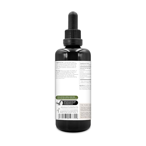 Echinacea Extract Drops 1000mg Per ML | High Potency 4-in-1 Whole Plant, Flower + Root | 50ml Immune Support Liquid Supplement | 50 Vegan Servings UK Made - Image 2