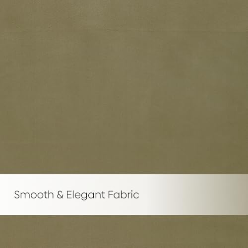 Image of haus & kinder Blackout Curtains 7 feet Long, Door Curtains 7 Feet Set of 2, Blackout Curtain,100% Room Darkening Door Curtain (Pista Green, 114x213 CM)