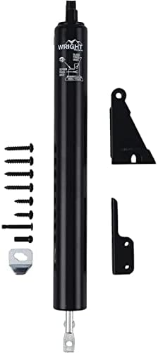Wright Products - Standard Duty Pneumatic Screen and Storm Door Closer, Black