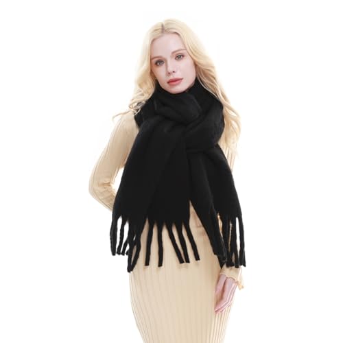 RIIQIICHY Chunky Scarf for Women Winter Warm Thick Scarves Oversized Blanket Scarf3