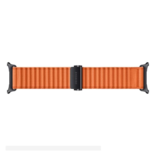 Image of SAMSUNG Galaxy Watch Ultra Trail Band, Smartwatch Replacement Strap for Men and Women, One Click Attachment, ET-SVL70MOEGUJ, Orange