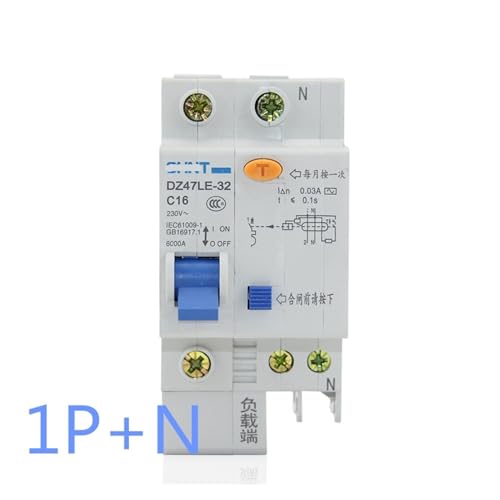 Disjoncteur de fuite pour maison connectée DZ47LE-63 32A triphasé