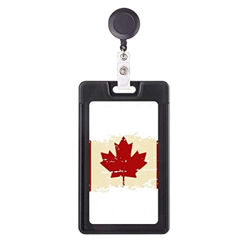 Porte-badge rétractable drapeau canadien pour ne plus perdre sa carte