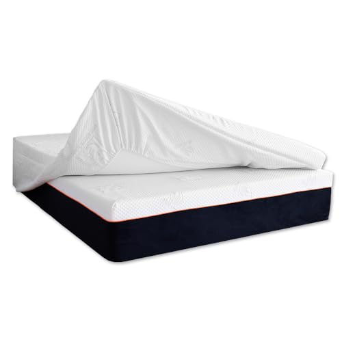 Ventadecolchones - Topper Viscoelástico Dream 5 Núcleo 100% Viscoelástica Fabricado en España. Comodidad insuperable. Contiene faldilla Ajustable: 105 x 180 cm