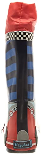 Boy's Wellington Boots Botte de pluie, Rot Blau, 13 us Little Kid3