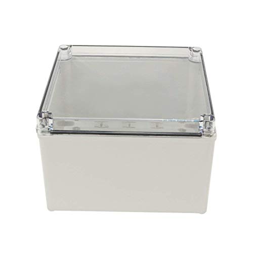 YXQ 200x200x130mm Square Junction Box PC Transparent Cover ABS IP66 Waterproof Dustproof Enclosure Outdoor Project Case 8 x 8 x 5.1 inch YXQ 200x200x130mm Square Junction Box PC Transparent Cover ABS IP66 Waterproof Dustproof Enclosure Outdoor Project Case 8 x 8 x 5.1 inch