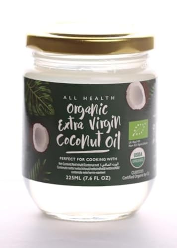 All Health Organic Extra Virgin Coconut Oil 225ml - Pack of 1