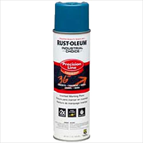 M1600 CAUTION BLUE FLAT 17 OZ. SPRAY
