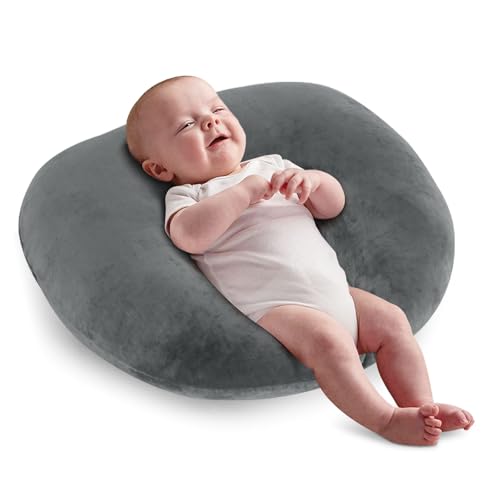 JOVELL Coussin d'allaitement, Coussin de Soutien Ergonomique Multifonction pour Mères, Coussin d'allaitement Extra-Large avec Poignée Portable & Housse...