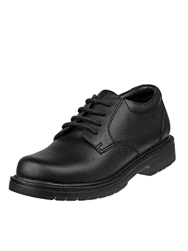 Mens All Leather Uniform Oxfords Shoes