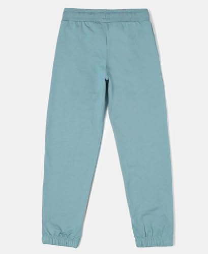 Image of Jockey AG68 Girls Super Combed Cotton French Terry Graphic Printed Relaxed Fit Joggers