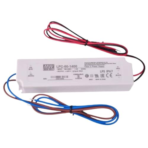 Alimentation de commutation LPC-60-1400 étanche pour éclairage LED