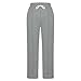 bawilom Womens Sweatpants Wide Leg Casual Workout Palazzo Trousers Drawstring High Waist Loose Lounge Pants with Pockets Gray
