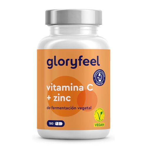 Vitamina C 1000mg + Zinc 20mg, 180 Cápsulas