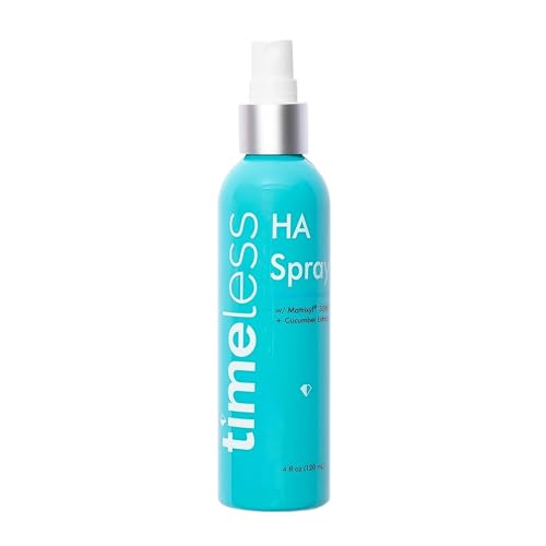Timeless Skin Care HA Matrixyl 3000 with Cucumber Spray - Skin Care Mist with Hyaluronic Acid - Fragrance-Free Hydrating Face Spray - Soothing Matrixyl Mist - 4 oz