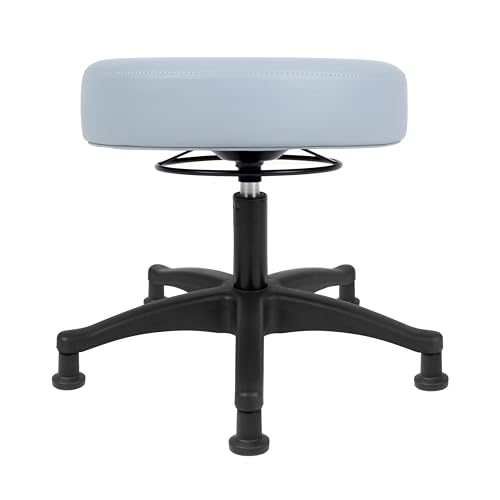 TAKE UR SEAT® All-Purpose Stools with Adjustable Seat and Easy Clean Performance Fabrics for Cleanroom Lab Medical Office Classroom Shop Garage Spa Massage Tattoo(Glide) (17