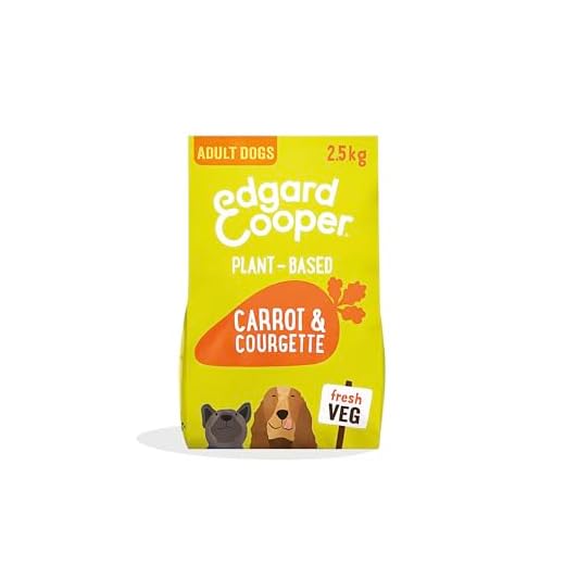 Edgard & Cooper Alimento para Perros Adultos Sin Gluten Natural Vegano, Sabroso y equilibrado para la Salud (Zanahoria/Calabacín, 2.5 kg)